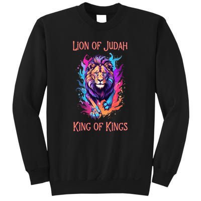 Christian Faith Jesus Christ Lion Of Judah Sweatshirt