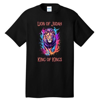 Christian Faith Jesus Christ Lion Of Judah Tall T-Shirt