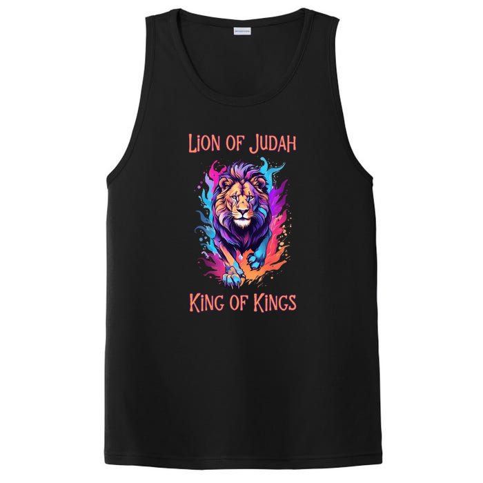 Christian Faith Jesus Christ Lion Of Judah PosiCharge Competitor Tank