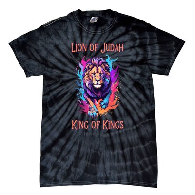 Christian Faith Jesus Christ Lion Of Judah Tie-Dye T-Shirt