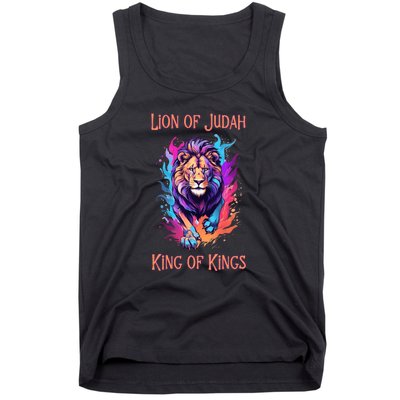 Christian Faith Jesus Christ Lion Of Judah Tank Top