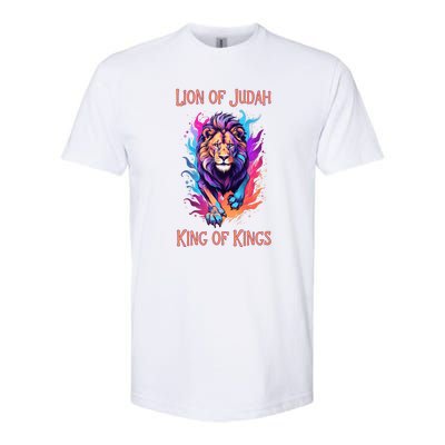 Christian Faith Jesus Christ Lion Of Judah Softstyle CVC T-Shirt