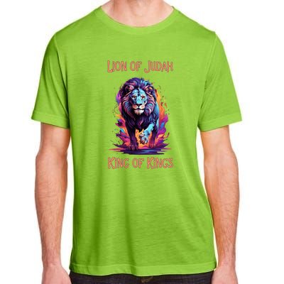 Christian Faith Jesus Christ Lion Of Judah Adult ChromaSoft Performance T-Shirt