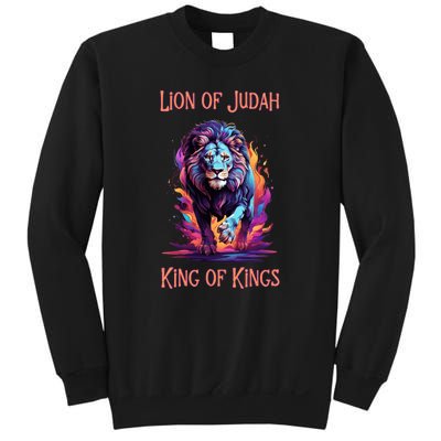 Christian Faith Jesus Christ Lion Of Judah Sweatshirt