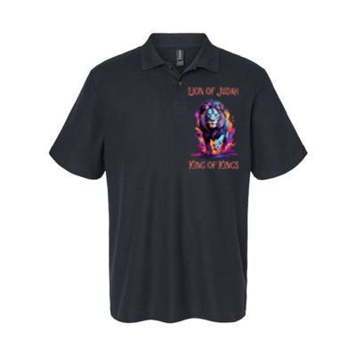 Christian Faith Jesus Christ Lion Of Judah Softstyle Adult Sport Polo