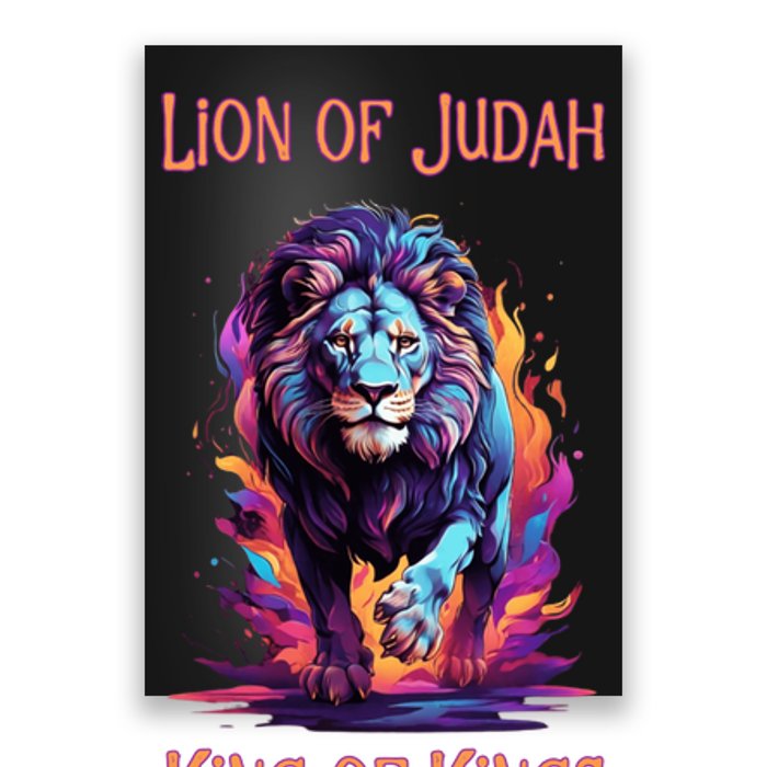 Christian Faith Jesus Christ Lion Of Judah Poster