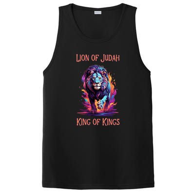 Christian Faith Jesus Christ Lion Of Judah PosiCharge Competitor Tank