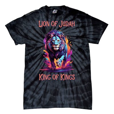 Christian Faith Jesus Christ Lion Of Judah Tie-Dye T-Shirt