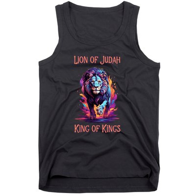 Christian Faith Jesus Christ Lion Of Judah Tank Top