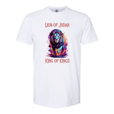 Christian Faith Jesus Christ Lion Of Judah Softstyle CVC T-Shirt