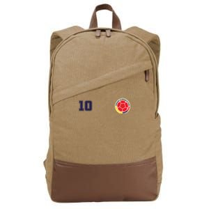 Colombia Flag Jersey Futbol Soccer Franela Colombia Cotton Canvas Backpack