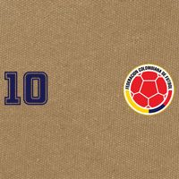 Colombia Flag Jersey Futbol Soccer Franela Colombia Cotton Canvas Backpack