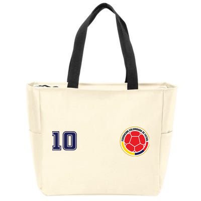 Colombia Flag Jersey Futbol Soccer Franela Colombia Zip Tote Bag