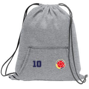 Colombia Flag Jersey Futbol Soccer Franela Colombia Sweatshirt Cinch Pack Bag