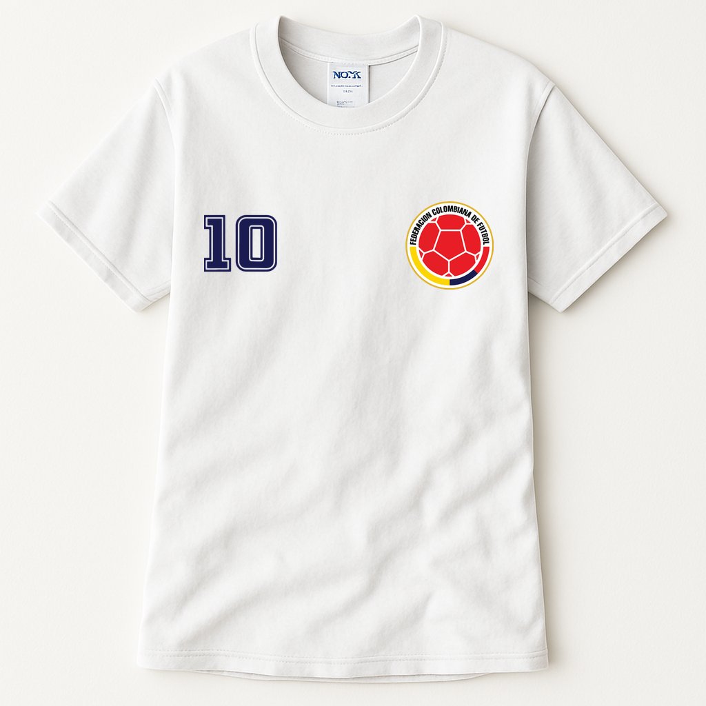 Colombia Flag Jersey Futbol Soccer Franela Colombia Tall T-Shirt