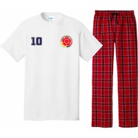 Colombia Flag Jersey Futbol Soccer Franela Colombia Pajama Set