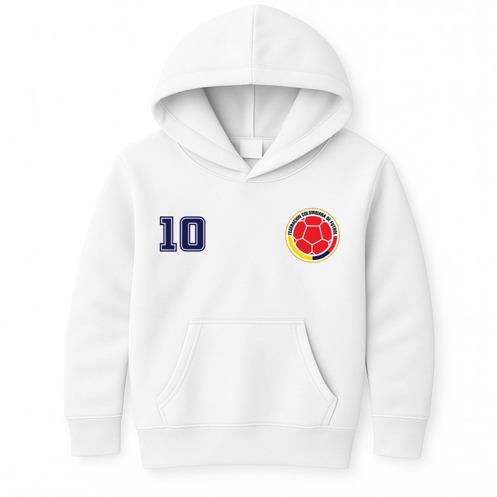 Colombia Flag Jersey Futbol Soccer Franela Colombia Kids Hoodie