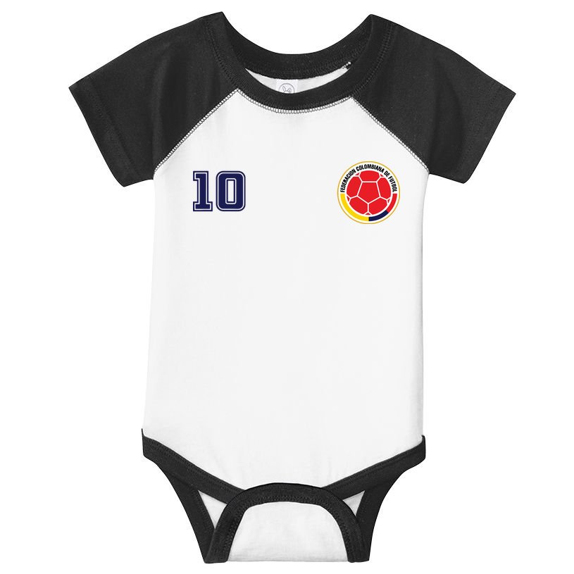 Colombia Flag Jersey Futbol Soccer Franela Colombia Infant Baby Jersey Bodysuit