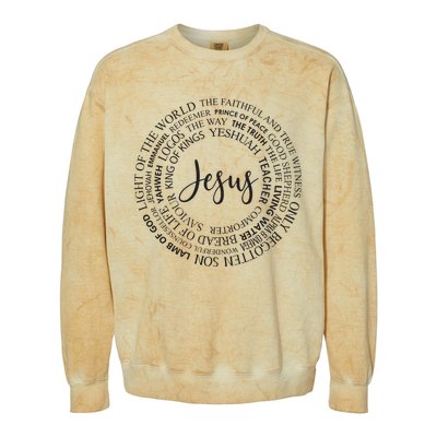 Christian Faith Jesust Gift For Men And Women Colorblast Crewneck Sweatshirt