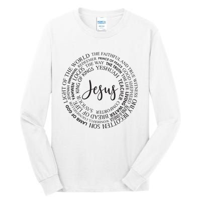 Christian Faith Jesust Gift For Men And Women Tall Long Sleeve T-Shirt