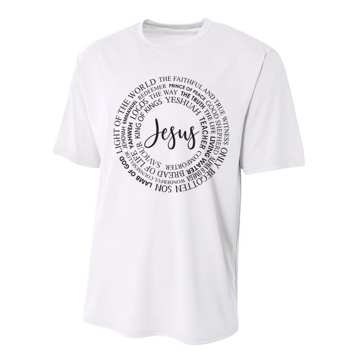 Christian Faith Jesust Gift For Men And Women Performance Sprint T-Shirt