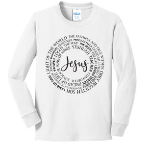 Christian Faith Jesust Gift For Men And Women Kids Long Sleeve Shirt