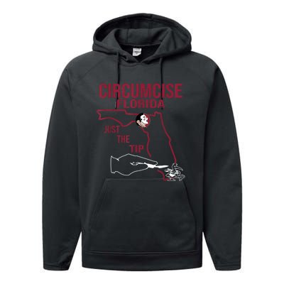 Circumcise Florida Just The Tip Performance Fleece Hoodie