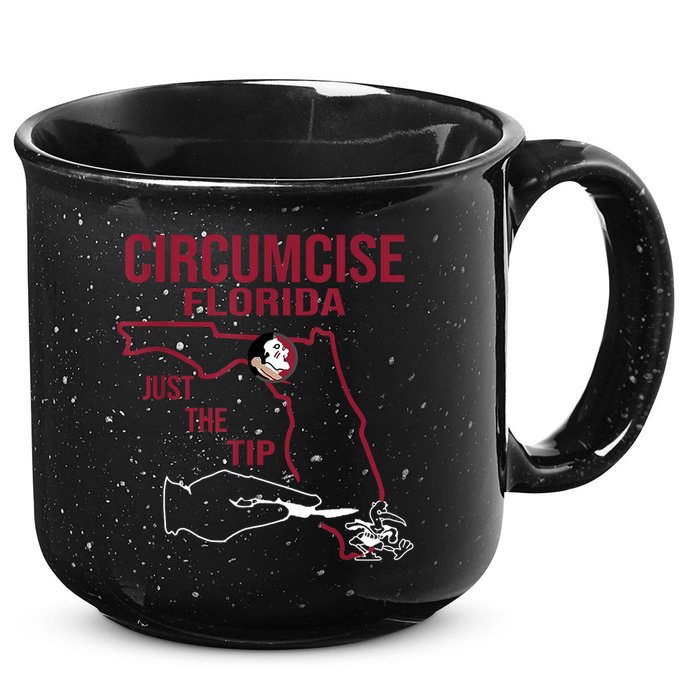 Circumcise Florida Just The Tip 15oz Campfire Ceramic Mug