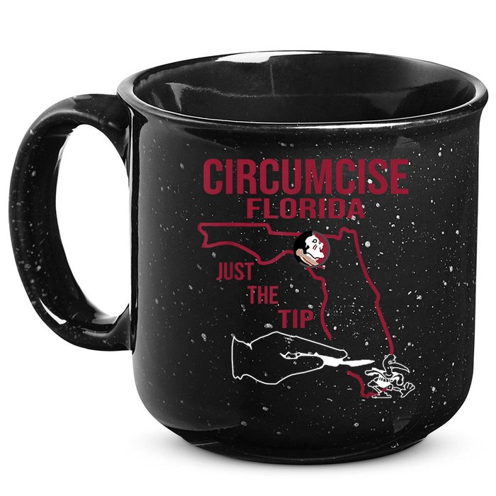 Circumcise Florida Just The Tip 15oz Campfire Ceramic Mug