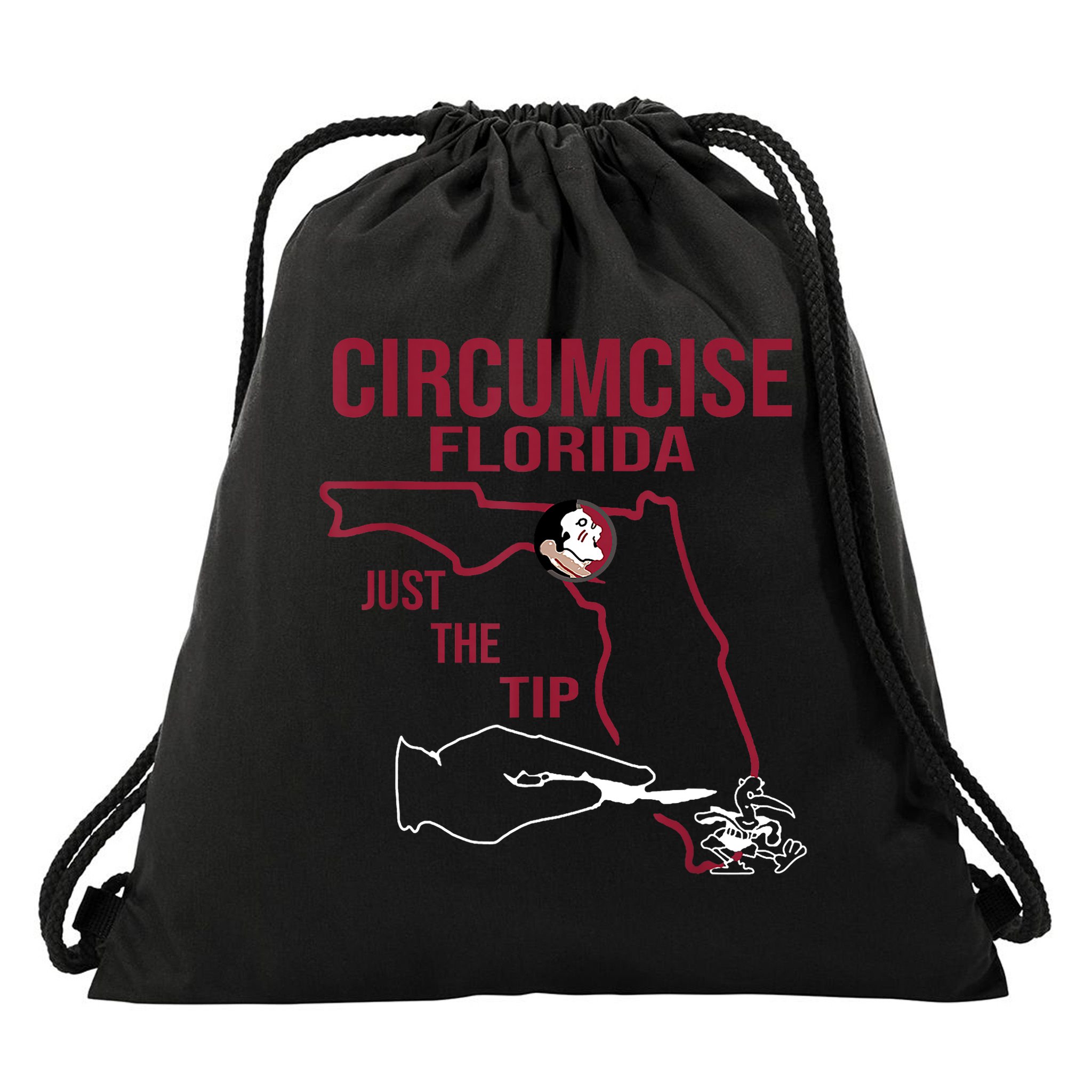 Circumcise Florida Just The Tip Drawstring Bag