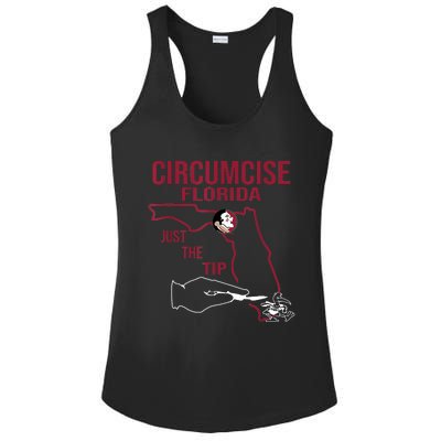 Circumcise Florida Just The Tip Ladies PosiCharge Competitor Racerback Tank