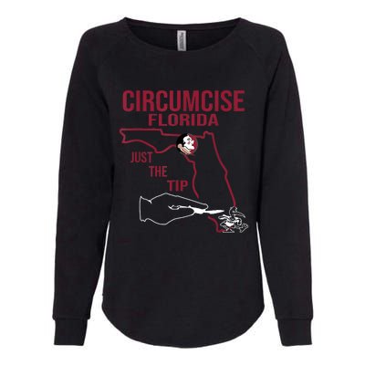 Circumcise Florida Just The Tip Womens California Wash Sweatshirt