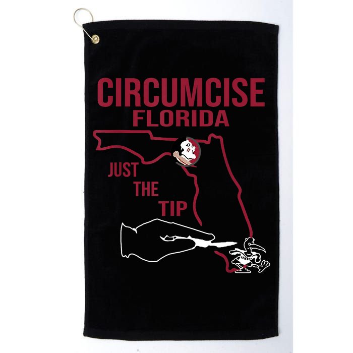 Circumcise Florida Just The Tip Golf Towel