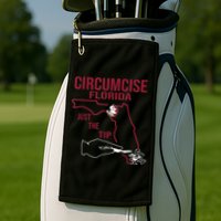 Circumcise Florida Just The Tip Golf Towel