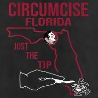 Circumcise Florida Just The Tip Golf Towel