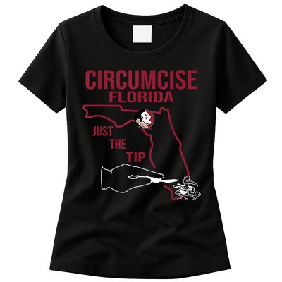 Circumcise Florida Just The Tip Womens T-Shirt