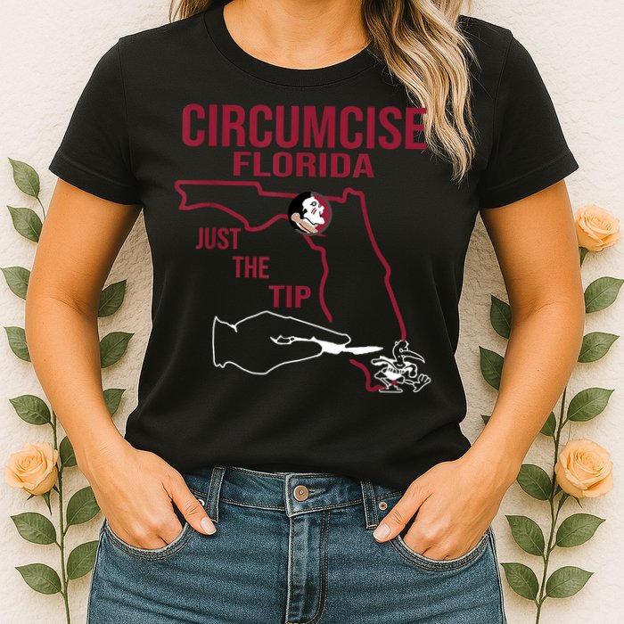 Circumcise Florida Just The Tip Womens T-Shirt