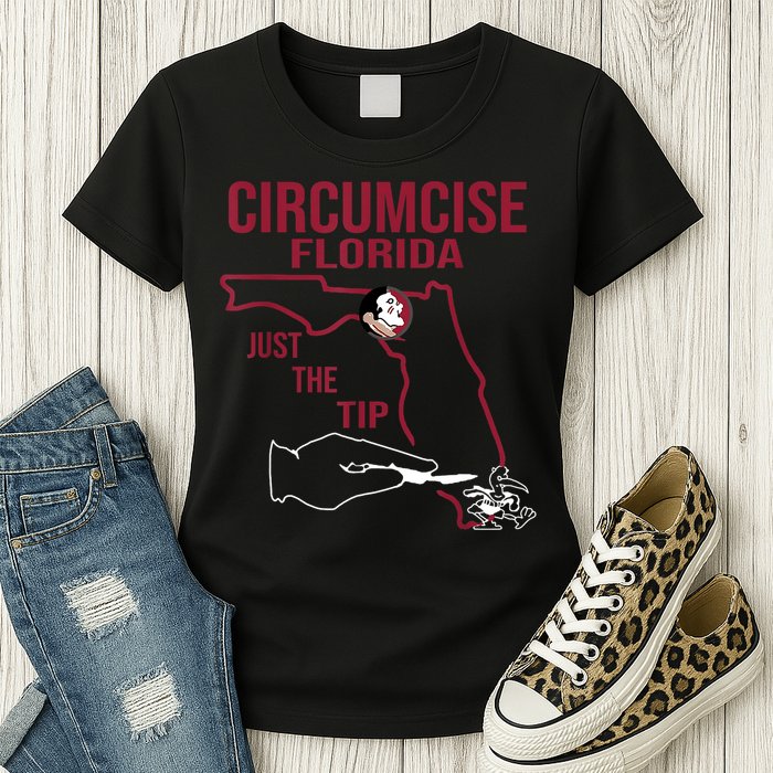 Circumcise Florida Just The Tip Womens T-Shirt