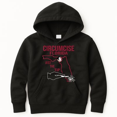 Circumcise Florida Just The Tip Kids Hoodie