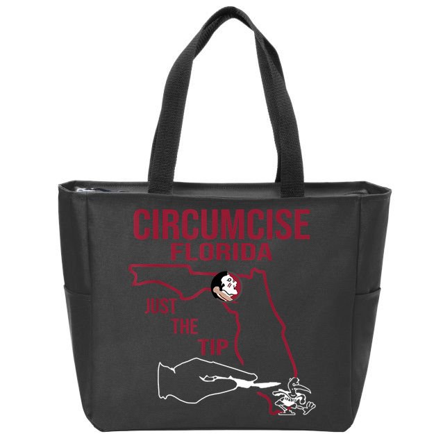 Circumcise Florida Just The Tip Zip Tote Bag