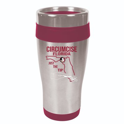 Circumcise Florida Just The Tip 16oz Travel Tumbler
