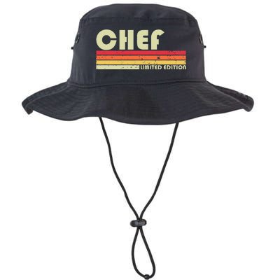 CHEF Funny Job Title Profession Birthday Worker Idea Legacy Cool Fit Booney Bucket Hat