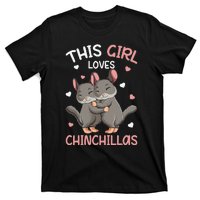 Chinchilla Funny Just a  Who Loves Chinchillas T-Shirt