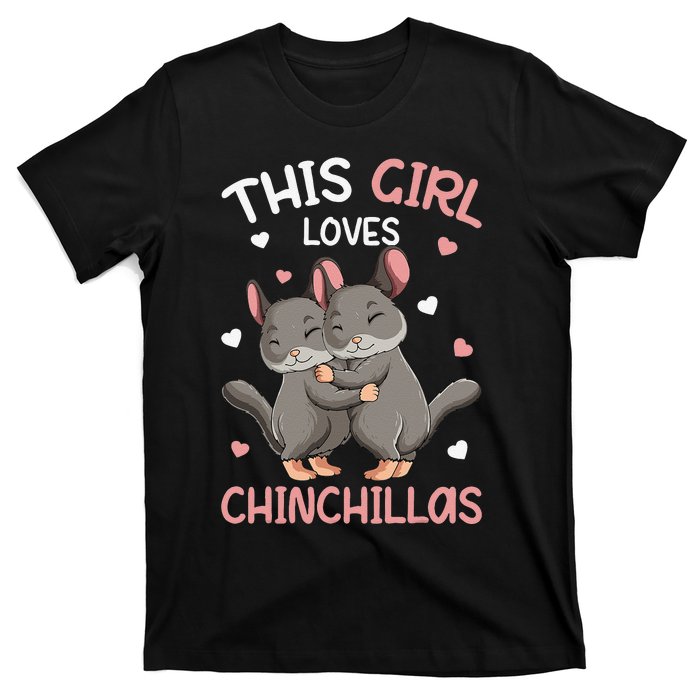 Chinchilla Funny Just a  Who Loves Chinchillas T-Shirt