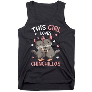 Chinchilla Funny Just a  Who Loves Chinchillas Tank Top