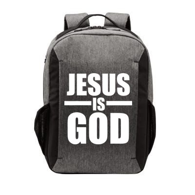 Christian Faith Jesus Is God Vector Backpack