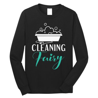 Cleaning Fairy Janitor Custodian Long Sleeve Shirt