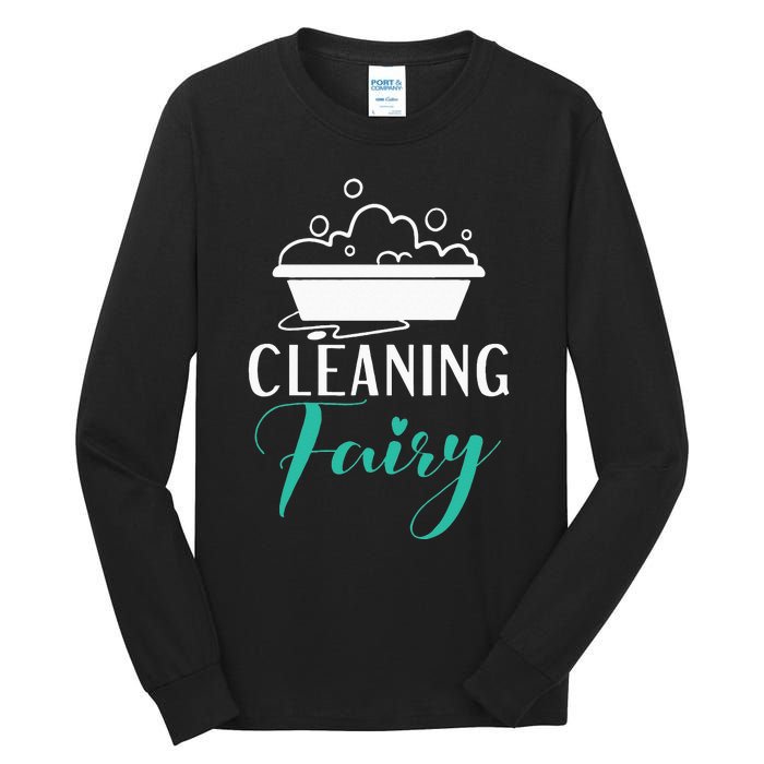 Cleaning Fairy Janitor Custodian Tall Long Sleeve T-Shirt