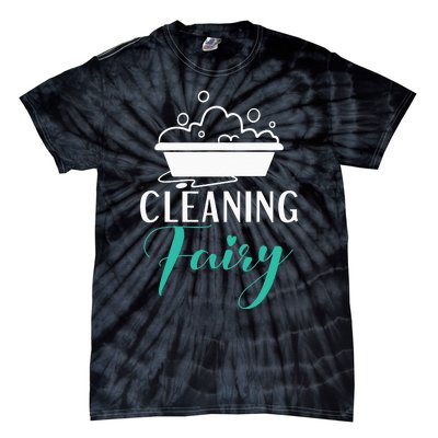 Cleaning Fairy Janitor Custodian Tie-Dye T-Shirt