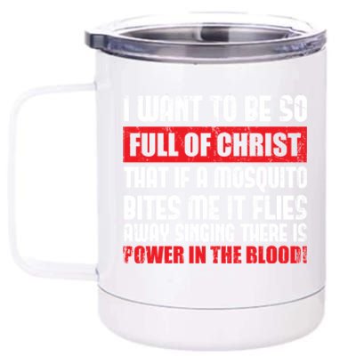 Christian Faith Jesus Devo Christianity Funny Prayer Funny Gift 12 oz Stainless Steel Tumbler Cup